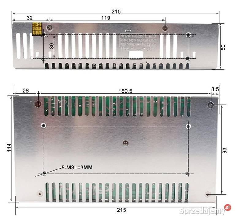 Zasilacz impulsowy 400W AC 110230V na 60V Poznań
