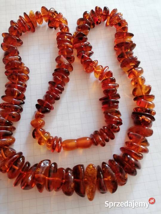 Naszyjnik Bursztyn koniakowy podlaskie Białystok
