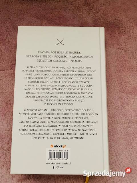 Ogniem i Mieczem Tom 1 Henryk Sienkiewicz Warszawa