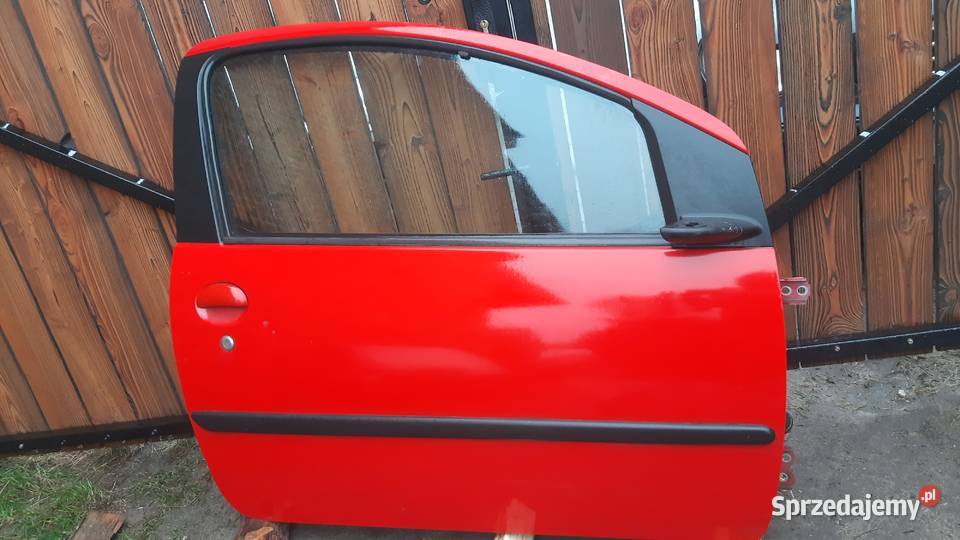 drzwi prawe peugeot 107 3 drzwi kompletne lak sprzedam
