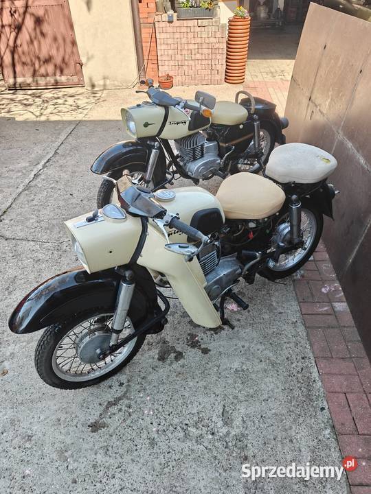 Dwie sztuki MZ trophy 250 es2502 Sochaczew