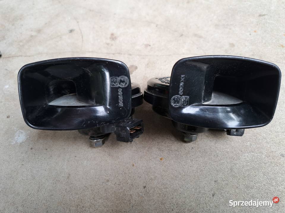 Sygnał dżwiękowy trąbka 2 komplet Pozostałe wielkopolskie Leszno sprzedam