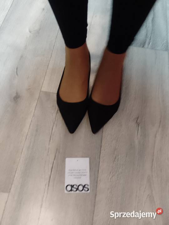 39 ASOS Design Czarne baleriny wieczorowe z Kraków