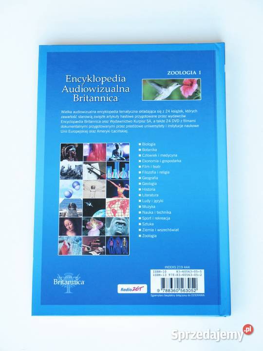 Encyklopedia Audiowizualna Britannica Zoologia Kraków sprzedam