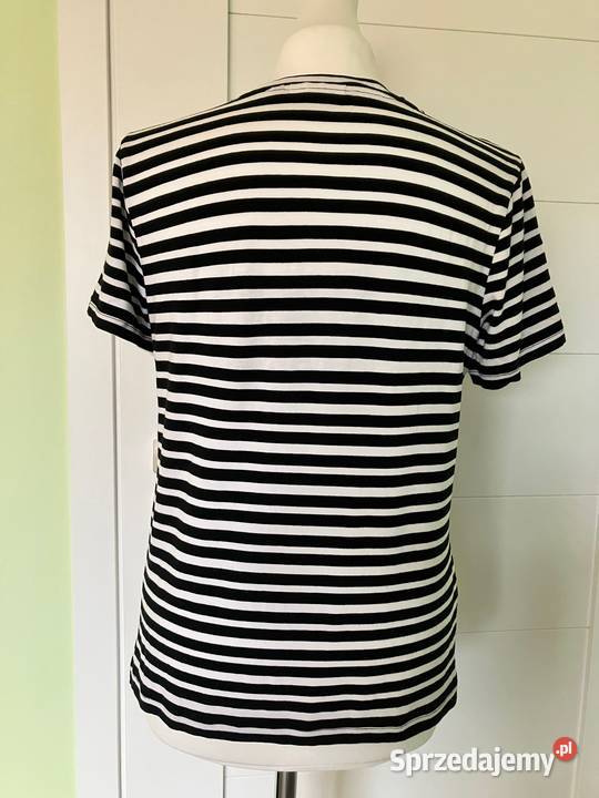 Świetny damski tshirt Only paski serce koszulka Rzeszów