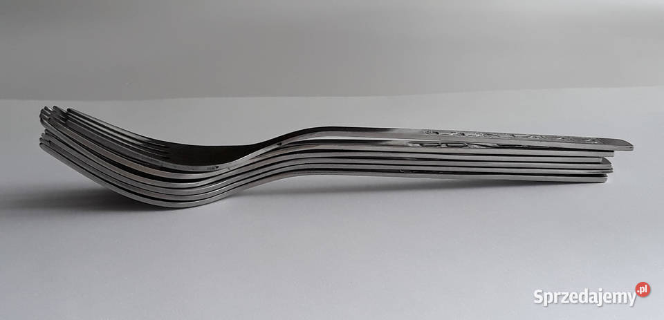 Widelce obiadowe 2 KONWALIE Gerlach sztućce PRL Dąbrowa Górnicza