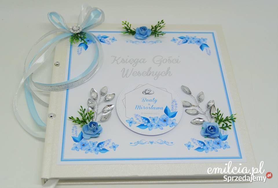 Księga Gości Album kolor Czerwień Biel Zieleń Zielona Góra