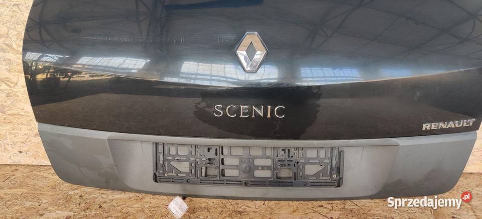 TYLNA KLAPA BAGAŻNIKA TYŁ SZYBA POKRYWA RENAULT