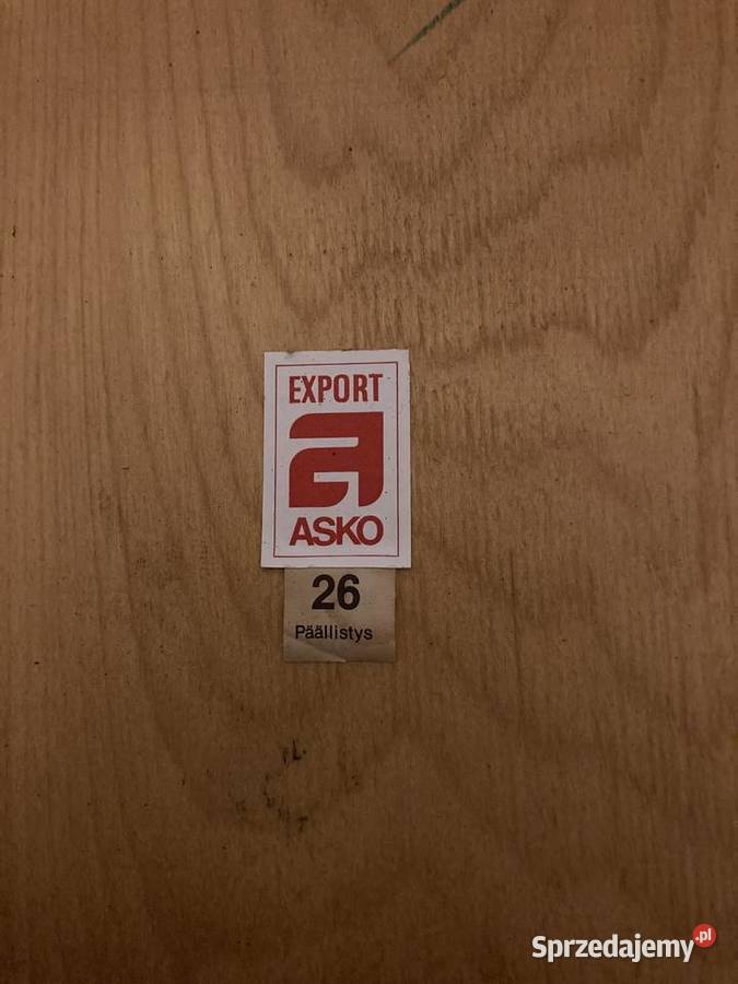 Dwa krzesła Asko Export Finlandia Łomża