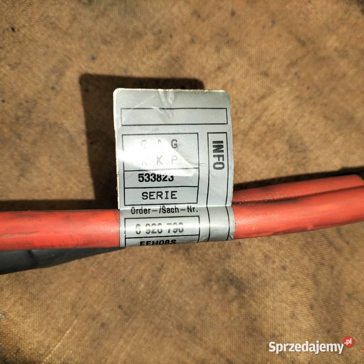 Główny przewód plusowy akumulatora BMW E65 Poręba