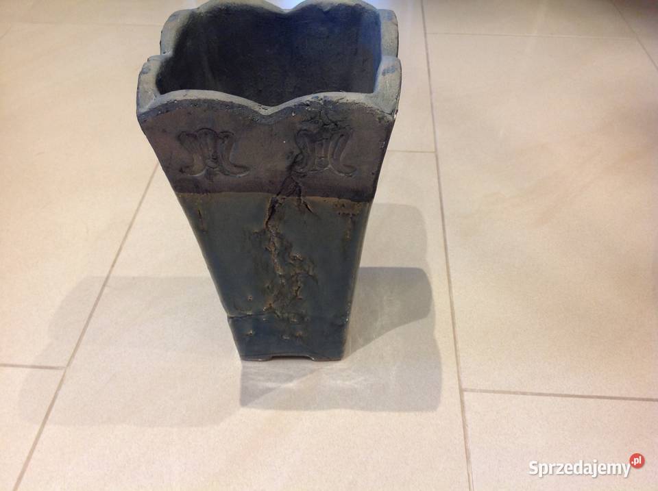 Donica Ozdobna nowa odcienie błękitu Nowa Sól