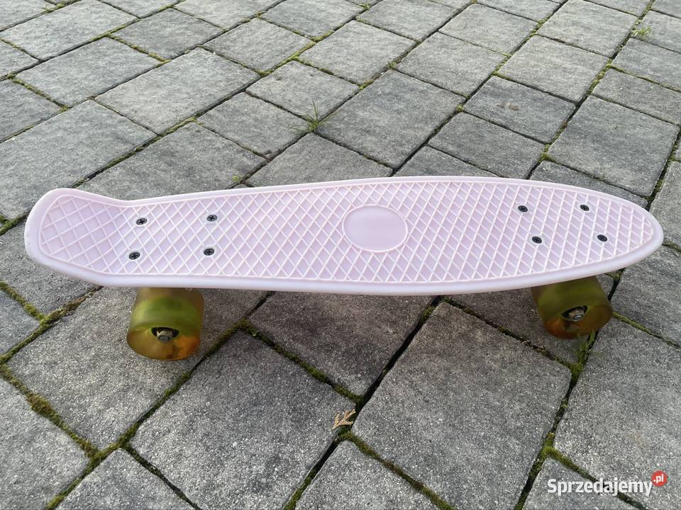 Różowa deskorolka fiszka Penny Board stan Pozostałe wielkopolskie Oborniki sprzedam
