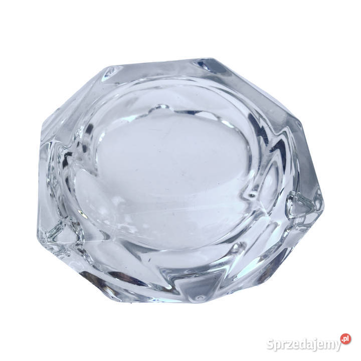 Szklana popielnica Bohemia Czechosłowacja lata Warszawa