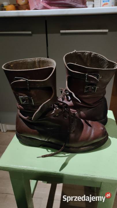 Buty wojskowe milicyjne historyczne lubuskie Gorzów Wielkopolski