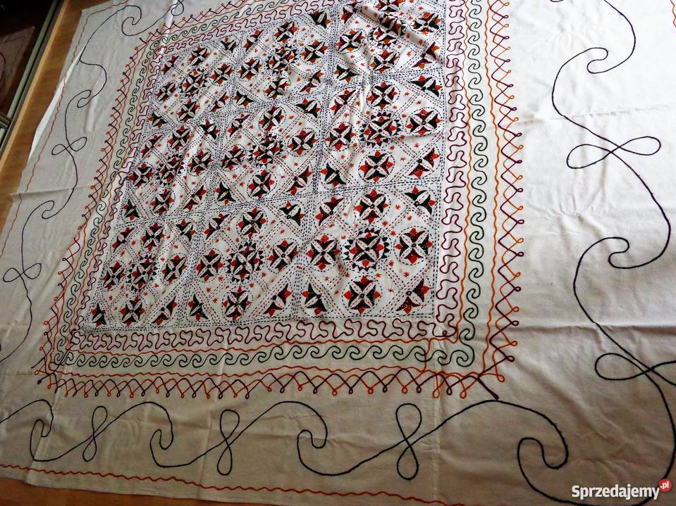 Obrusnarzuta MAROCO marokańska haftowana wielokolorowy Warszawa