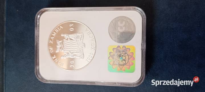 Stare monety Medal Jan Paweł II Zambia 268 Lesko