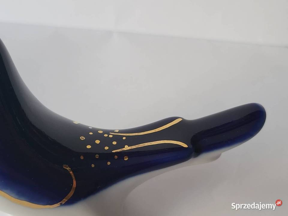 łomonosow solniczka gołąb Porcelana i szkło