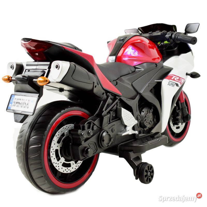 Autko motorek MOTOR gaz w manetce N888 jeździk