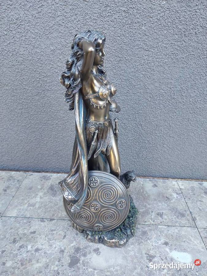 Figurka bogini nordycka Freya żywica 26 brązowy pomorskie Tczew sprzedam