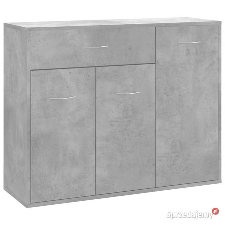 Szafka szarość betonu 88x30x70 materiał