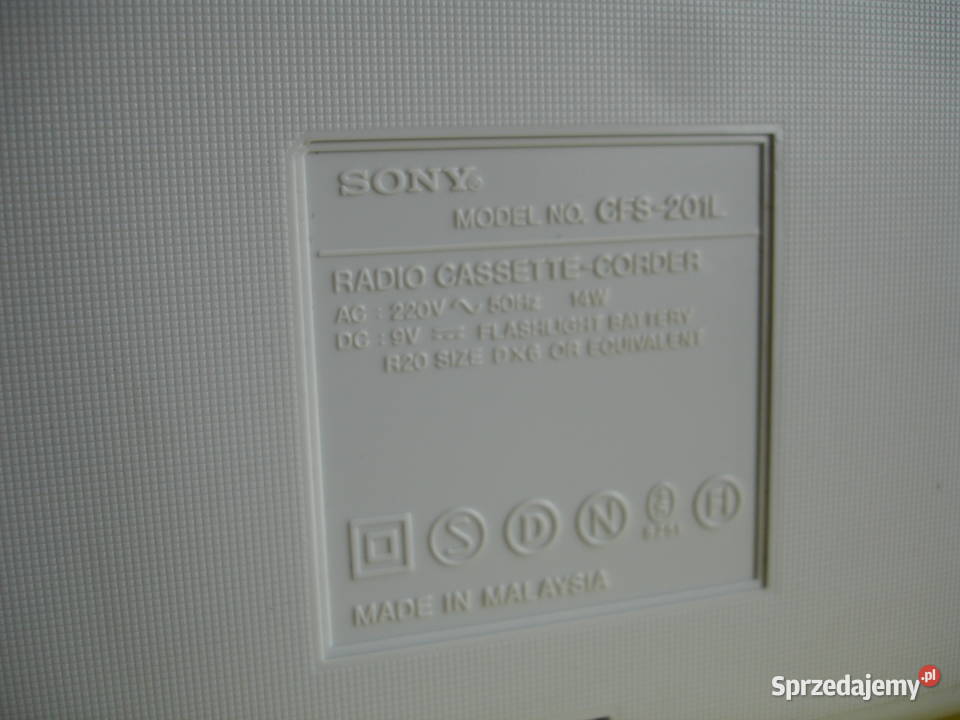 Radiomagnetofon SONY CFS201L Zielona Góra