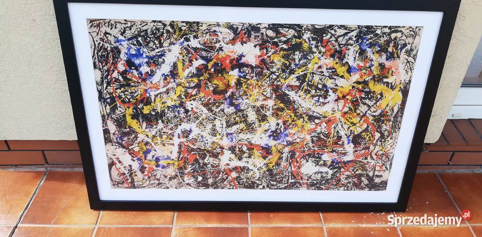 Obraz Jackson Pollock abstrakcja ekspresjonizm Dekoracje i ozdoby Garwolin
