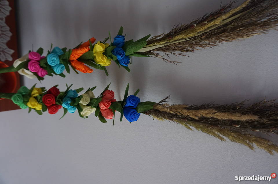 palma wielkanocna palmy wielkanocne z bibuły Libiszów-Kolonia sprzedam