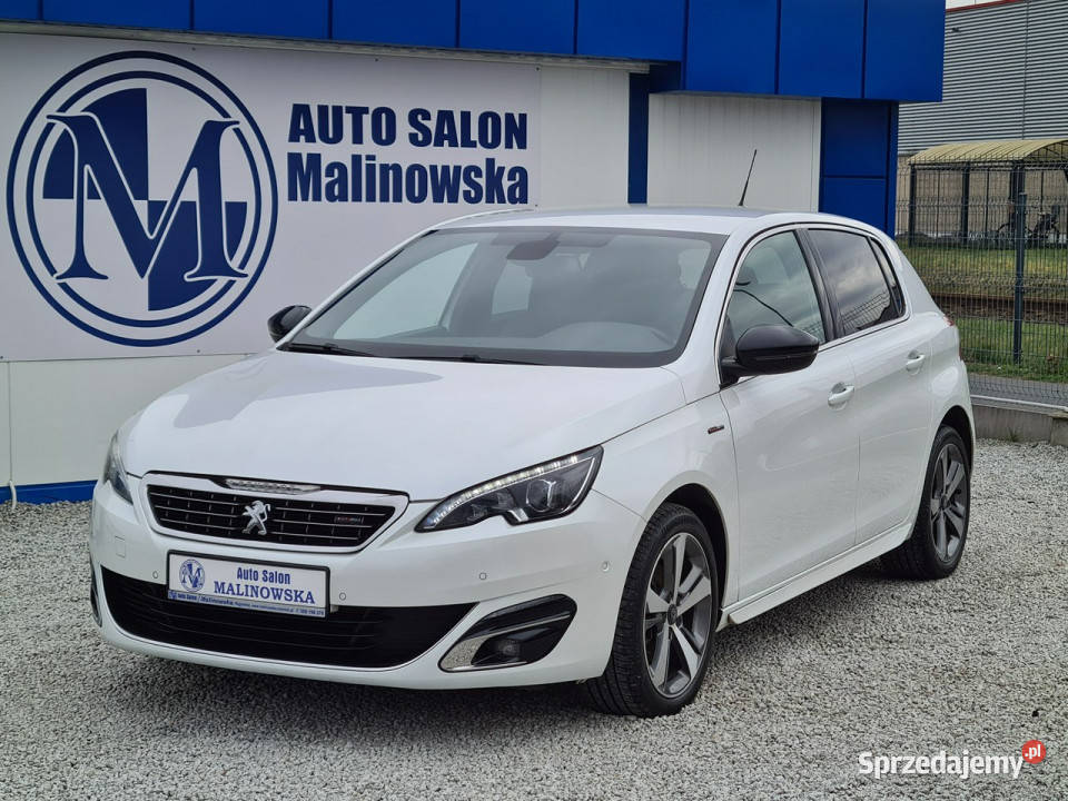 Peugeot 308 GTLine Navi 2xPDC Full Led Półskóry światła do jazdy dziennej Wągrowiec