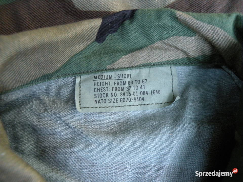 Bluza bdu woodland Medium Short Wrocław