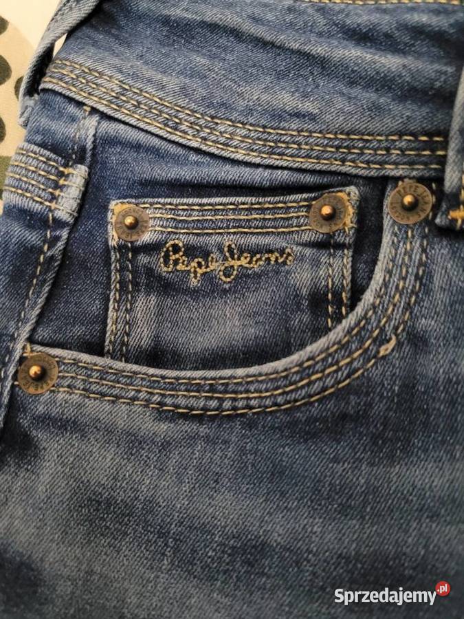 Spodnie Pepe Jeans damskie dwie pary niebieski Poznań