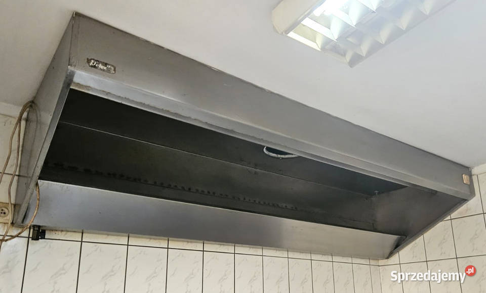 Okap nierdzewny przyścienny 240x80x50 śląskie Pszczyna