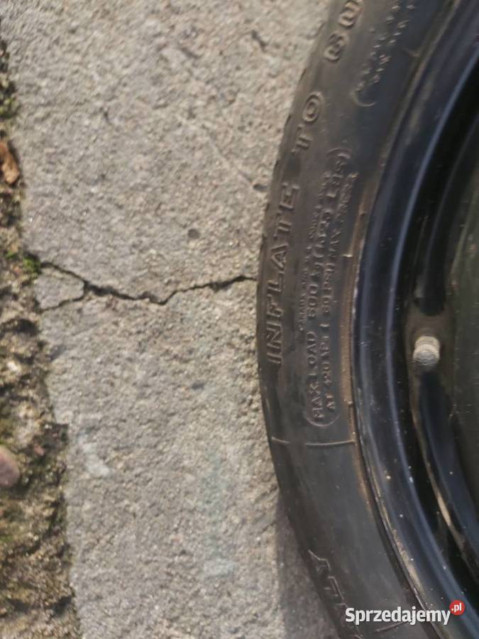 Opel Volkswagen dojazdowka felga stalowa z opona Złotów