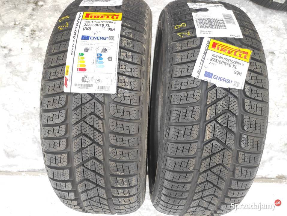 2x NOWE opony zimowe 22550R18 Pirelli sottozero Samochodowe Dukla