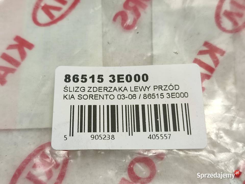 ŚLIZG ZDERZAKA LEWY PRZÓD KIA SORENTO 20032006