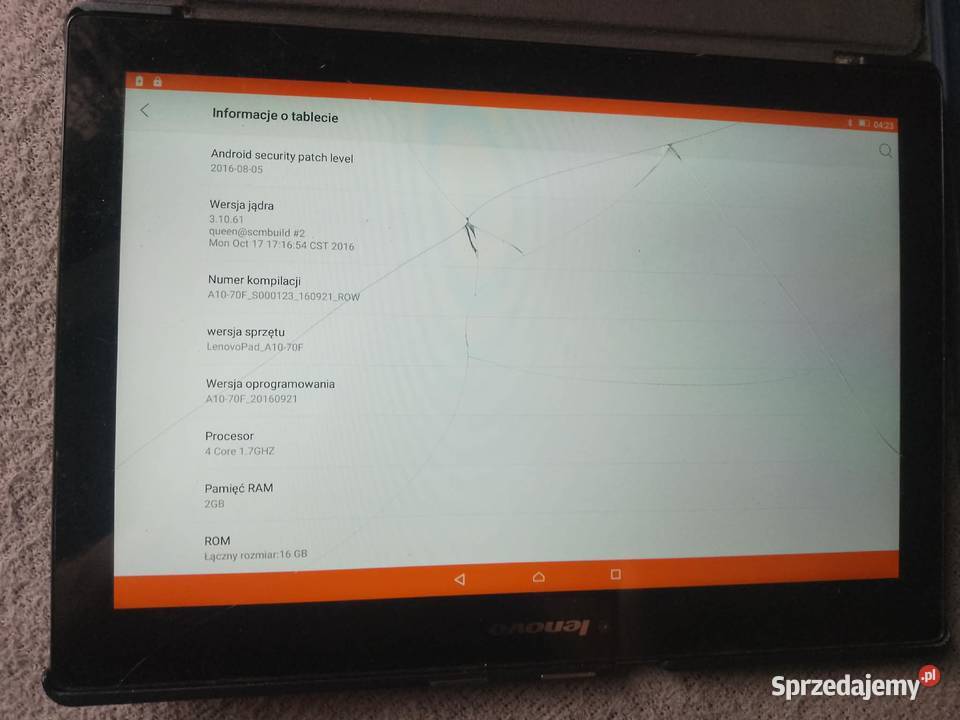 Tablet Lenovo TAB2 A1070F 101 2GB16 GB uchwyt Tablety i palmtopy dolnośląskie