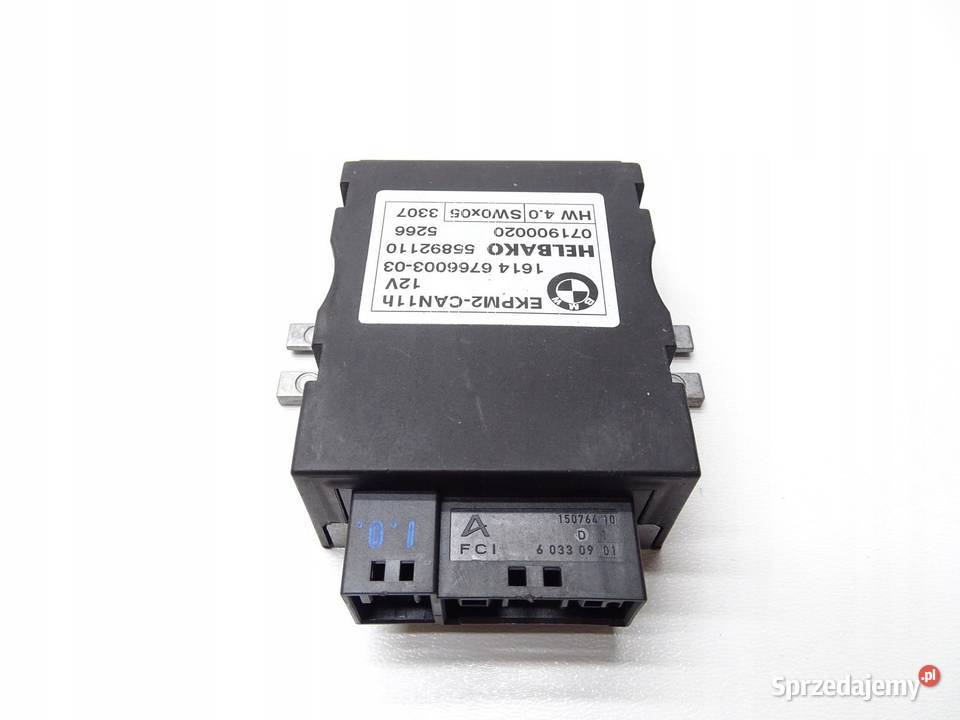 MODUŁ STEROWNIK POMPY PALIWA 6766003 20 D BMW X3