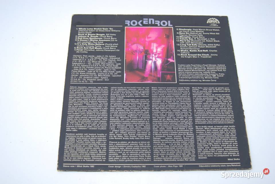 Stara płyta winylowa Olympic Rokenrol 1982r Cieszyn sprzedam