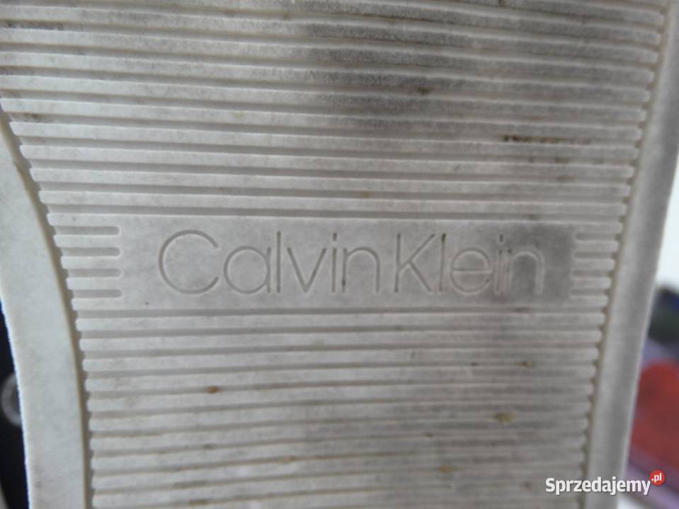 Buty Calvin Klein Sportowe Płócienne Czarne 38 czarny Łomża