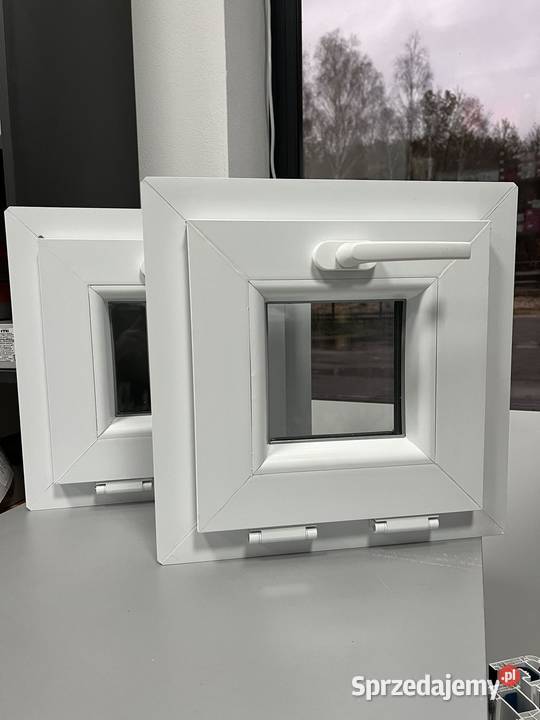 okno 40x40 PCV nowe białe na stanie wysyłka łódzkie