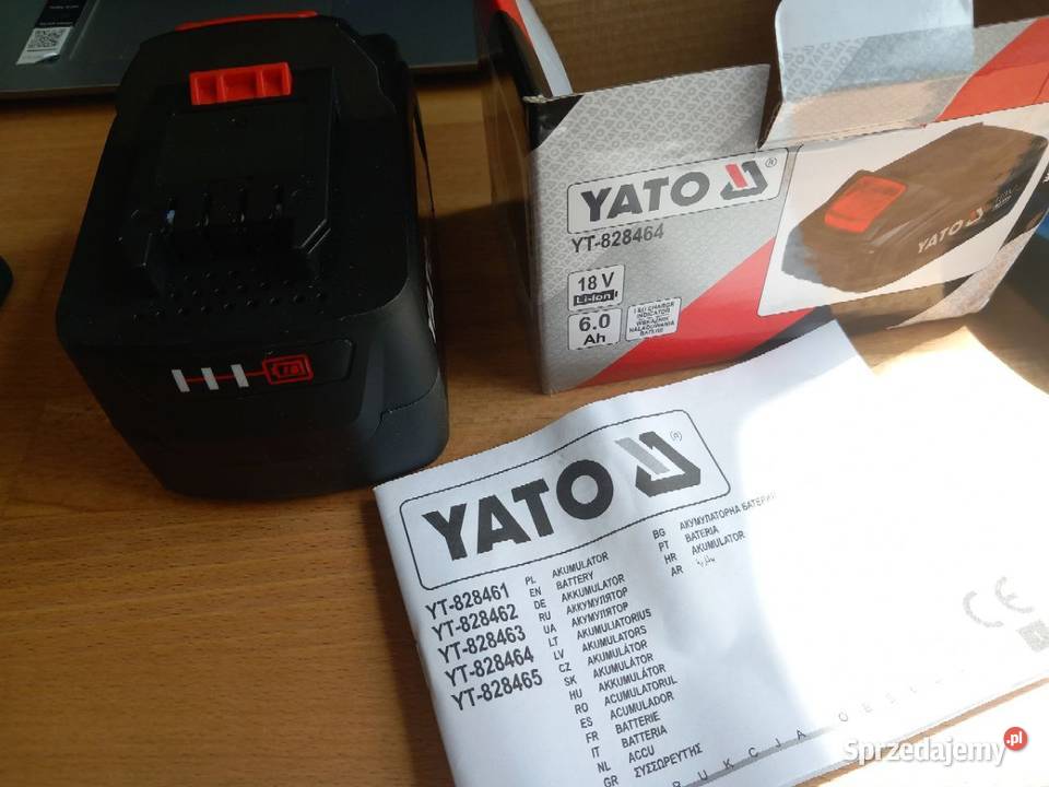 YT828464 Akumulator Yato 18 V LiIon 6 Ah używany Kruszyn