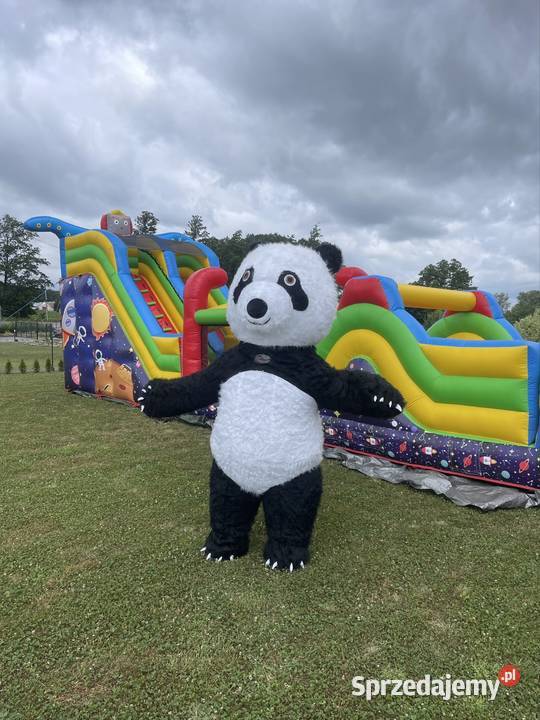 Wynajmujemy duże maskotki chodzące Mega Panda Białystok