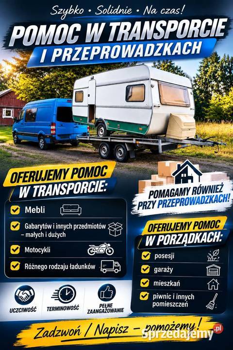 Pomoc przeprowaxzkach itp Wyszków