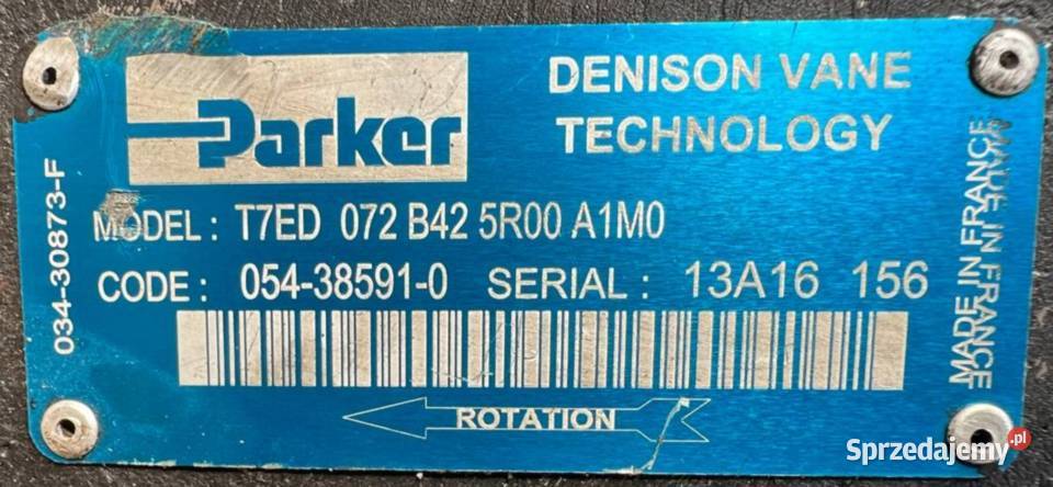 Parker T7ED072B425R00A1M0 054385910 Pompa Poznań