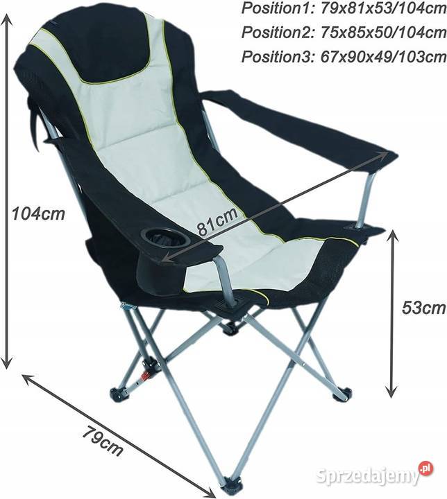 Krzesło turystyczne z oparciem Homecall krzesło Sosnowiec