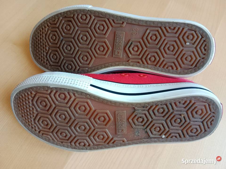 Trampki Big Star niskie czerwone dziecięce Trzewiki i półbuty Poznań