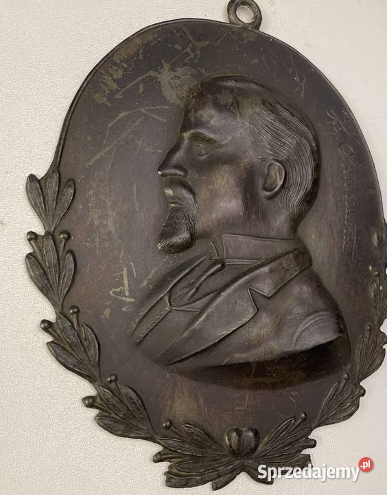 Sienkiewicz Henryk plakietka popiersia XIX XX w Łódź sprzedam