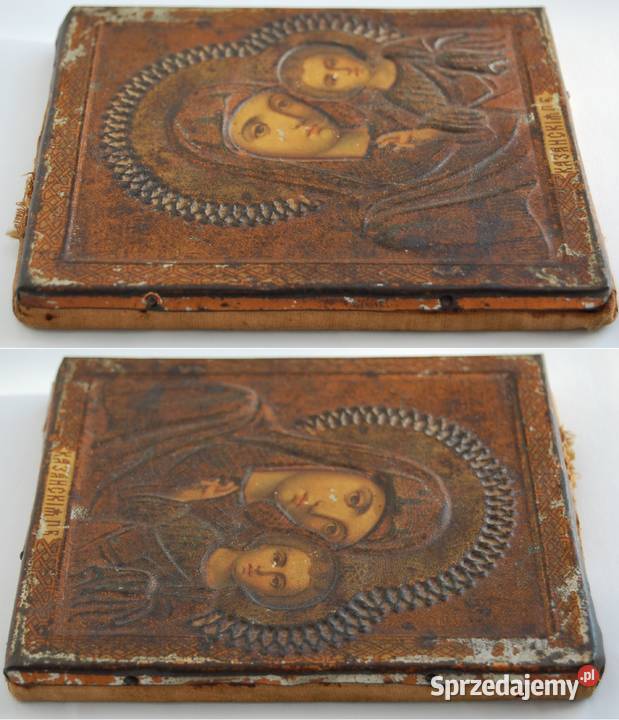 Matka Boża Kazańska stara ikona rosyjska antyk lubelskie Lublin