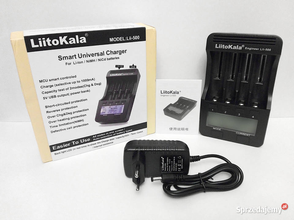 Ładowarka do akumulatorówogniw LiitoKala Lii500 Łódź