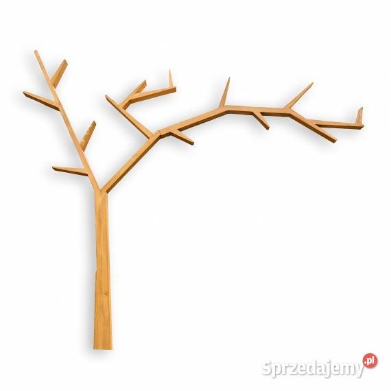 Drewniana półka w kształcie drzewka COS 17