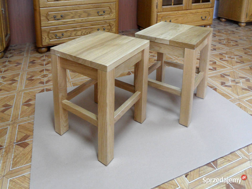 Taboret dębowy 100 dąb Maków Podhalański sprzedam